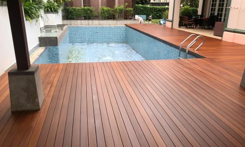 Poolside Timber Decking