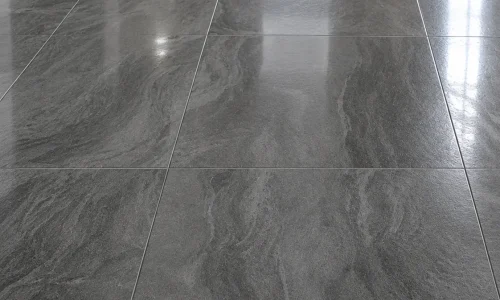 Glossy Gray Tile Reflections